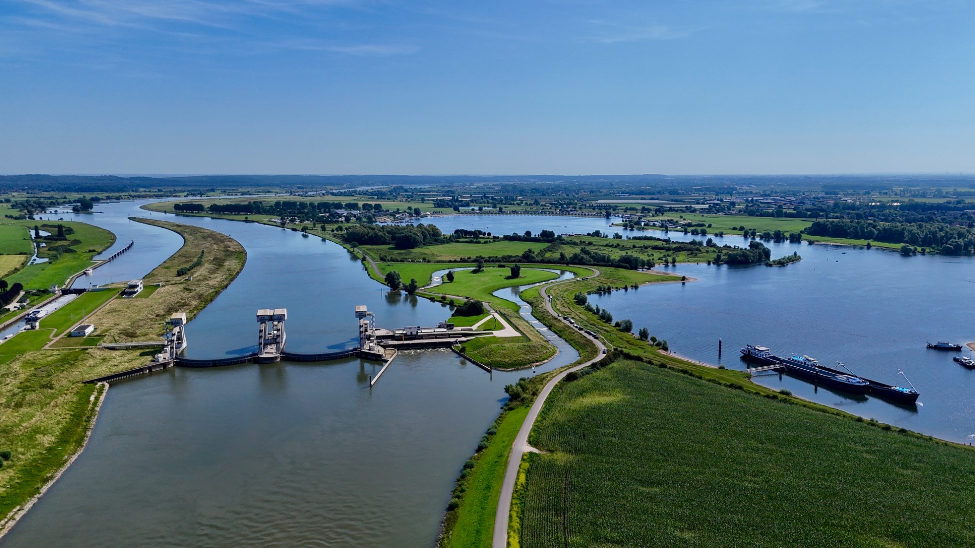 River route from above